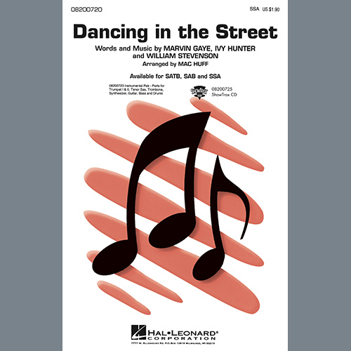 Martha & The Vandellas Dancing In The Street (arr. Mac Huff) profile picture