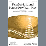 Download or print Mary Donnelly Feliz Navidad And Happy New Year, Too! Sheet Music Printable PDF 11-page score for Winter / arranged 2-Part Choir SKU: 163935