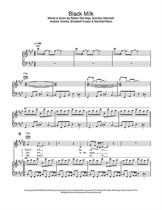 Learn to play Massive Attack Black Milk sheet music for Piano, Vocal & Guitar in minutes. Massive Attack Black Milk sheet music notes and chords