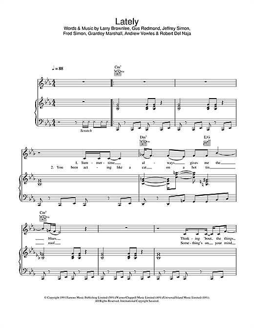 Learn to play Massive Attack Lately sheet music for Piano, Vocal & Guitar in minutes. Massive Attack Lately sheet music notes and chords