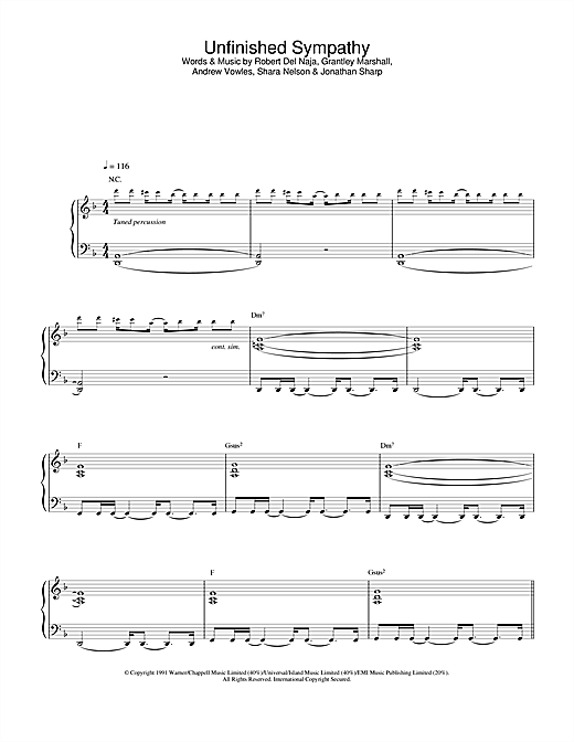 Learn to play Massive Attack Unfinished Sympathy sheet music for Piano, Vocal & Guitar in minutes. Massive Attack Unfinished Sympathy sheet music notes and chords