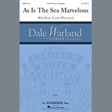 Download or print Matthew Lyon Hazzard As Is The Sea Marvelous Sheet Music Printable PDF 18-page score for Festival / arranged SATB SKU: 193832