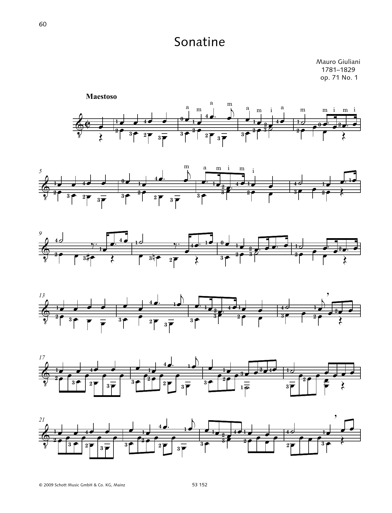 Learn to play Mauro Giuliani Sonatina sheet music for Solo Guitar Tab in minutes. Mauro Giuliani Sonatina sheet music preview music notes and score for Solo Guitar Tab including 10 page(s)