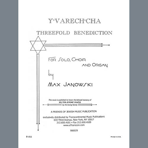 Max Janowski Y'varech'cha (Threefold Benediction) profile picture