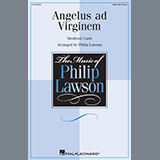 Download or print Medieval Carol Angelus Ad Virginem (arr. Philip Lawson) Sheet Music Printable PDF 10-page score for Traditional / arranged SAB Choir SKU: 1358410