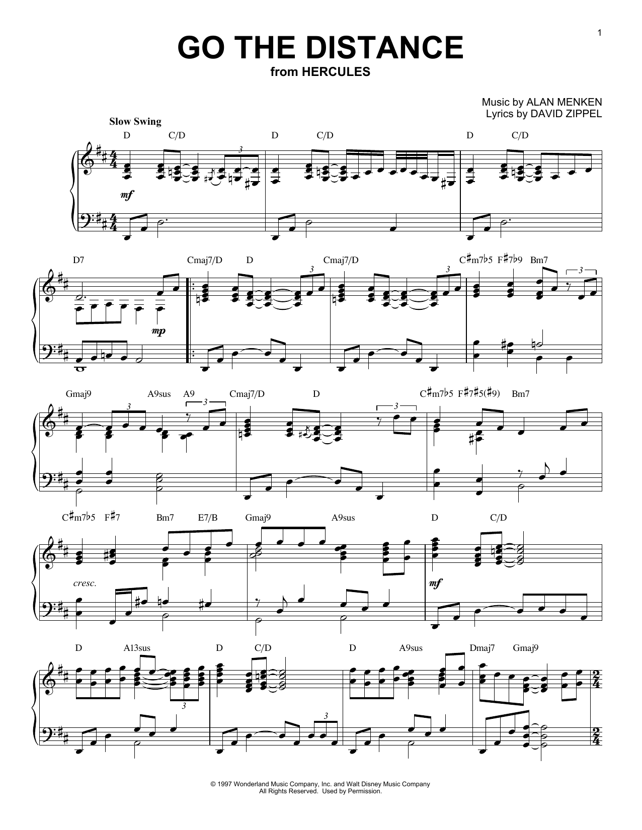 Learn to play Michael Bolton Go The Distance sheet music for Piano in minutes. Michael Bolton Go The Distance sheet music notes and chords
