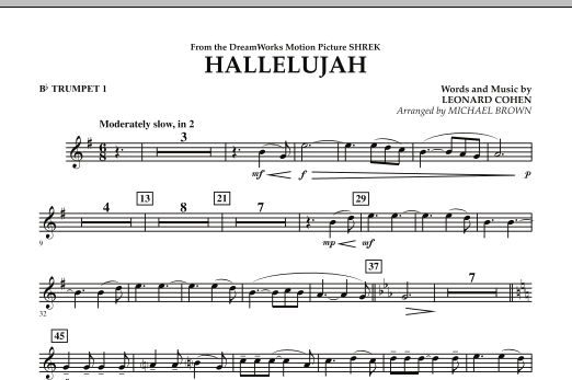 Learn to play Michael Brown Hallelujah - Bb Trumpet 1 sheet music for Concert Band in minutes. Michael Brown Hallelujah - Bb Trumpet 1 sheet music preview music notes and score for Concert Band including 1 page(s)