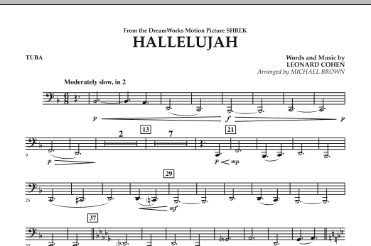 Learn to play Michael Brown Hallelujah - Tuba sheet music for Concert Band in minutes. Michael Brown Hallelujah - Tuba sheet music preview music notes and score for Concert Band including 1 page(s)