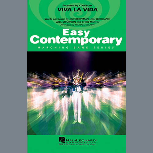 Download Michael Brown Viva La Vida - Eb Baritone Sax Sheet Music arranged for Marching Band - printable PDF music score including 1 page(s)