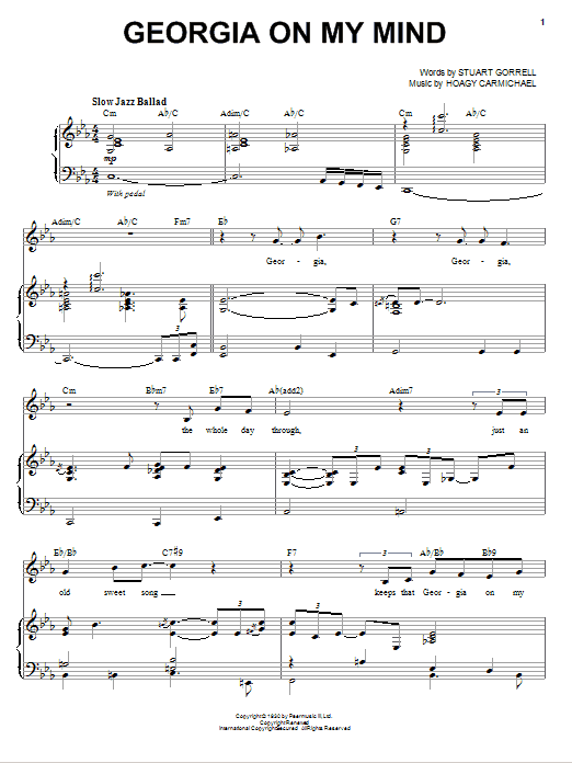 Learn to play Michael Buble Georgia On My Mind sheet music for E-Z Play Today in minutes. Michael Buble Georgia On My Mind sheet music preview music notes and score for E-Z Play Today including 2 page(s)