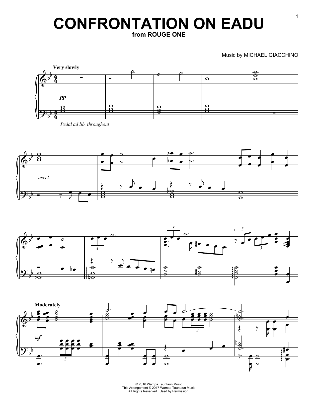 Learn to play Michael Giacchino Confrontation On Eadu sheet music for Piano in minutes. Michael Giacchino Confrontation On Eadu sheet music notes and chords