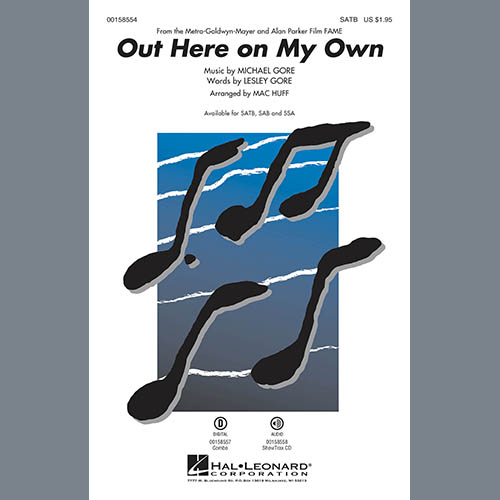 Download or print Mac Huff Out Here On My Own Sheet Music Printable PDF 7-page score for Musicals / arranged SAB SKU: 171501.