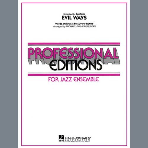 Michael Philip Mossman Evil Ways - Conductor Score (Full Score) pictures Michael Philip Mossman Evil Ways - Conductor Score (Full Score) profile picture