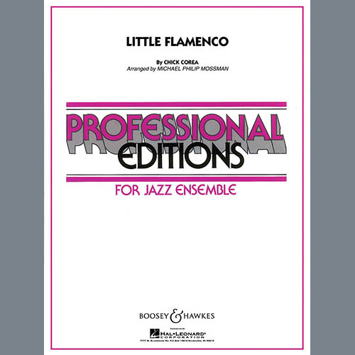 Download Michael Philip Mossman Little Flamenco - Conductor Score (Full Score) Sheet Music arranged for Jazz Ensemble - printable PDF music score including 27 page(s)