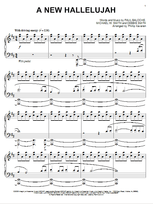 Learn to play Michael W. Smith A New Hallelujah sheet music for Piano in minutes. Michael W. Smith A New Hallelujah sheet music notes and chords