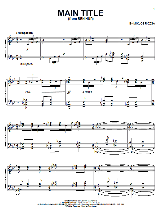 Miklos Rozsa Main Title (from