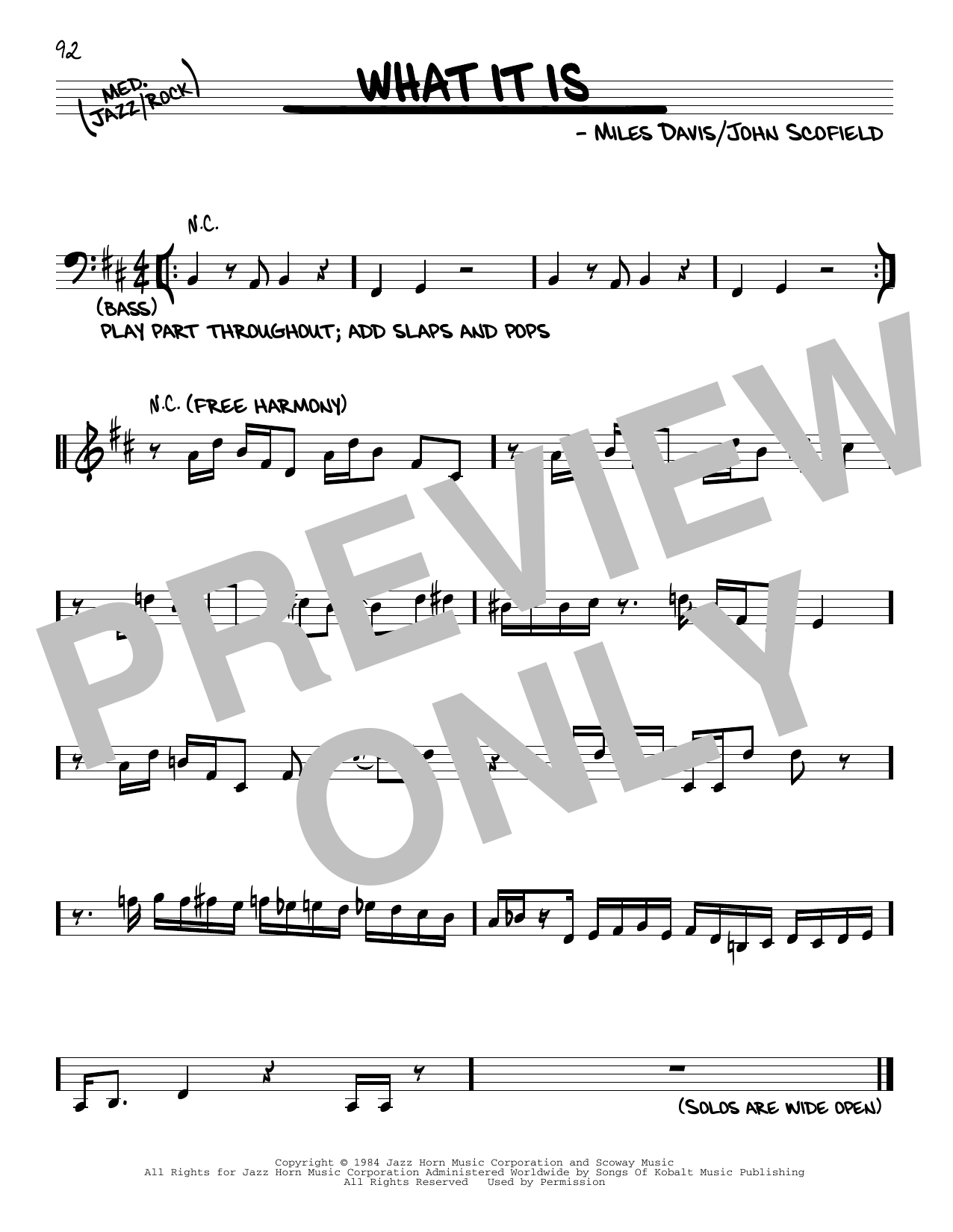 Learn to play Miles Davis What It Is sheet music for Real Book – Melody & Chords in minutes. Miles Davis What It Is sheet music preview music notes and score for Real Book – Melody & Chords including 1 page(s)
