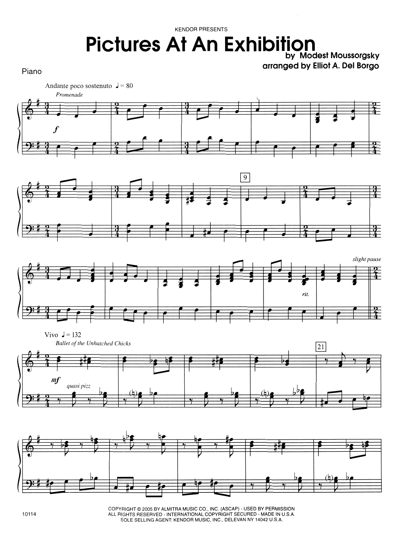 Learn to play Modest Mussorgsky Pictures at an Exhibition - Piano Accompaniment sheet music for Orchestra in minutes. Modest Mussorgsky Pictures at an Exhibition - Piano Accompaniment sheet music preview music notes and score for Orchestra including 6 page(s)
