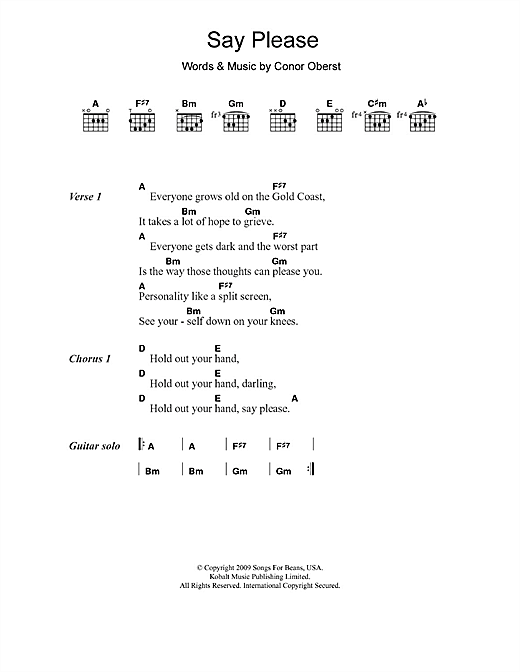 Learn to play Monsters Of Folk Say Please sheet music for Lyrics & Chords in minutes. Monsters Of Folk Say Please sheet music notes and chords