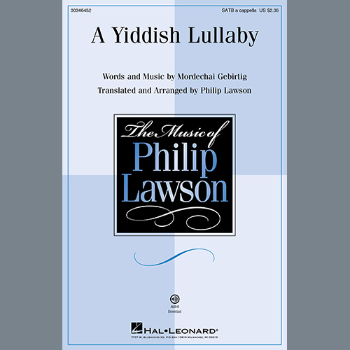 Mordechai Gebirtig A Yiddish Lullaby (arr. Philip Lawson) profile picture