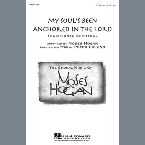Moses Hogan My Soul's Been Anchored In De Lord profile picture