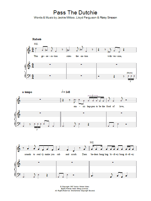 Learn to play Musical Youth Pass The Dutchie sheet music for Piano, Vocal & Guitar in minutes. Musical Youth Pass The Dutchie sheet music preview music notes and score for Piano, Vocal & Guitar including 7 page(s)