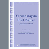 Download or print Naomi Shemer Y'rushalayim Shel Zahav (Jerusalem Of Gold) (arr. Eric Dinowitz) Sheet Music Printable PDF 19-page score for A Cappella / arranged SSATB Choir SKU: 485888.
