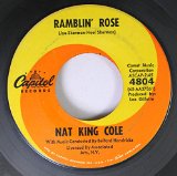Download or print Nat King Cole Ramblin' Rose Sheet Music Printable PDF 2-page score for Easy Listening / arranged Piano, Vocal & Guitar (Right-Hand Melody) SKU: 121381