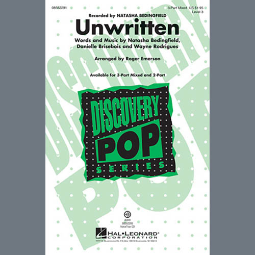 Natasha Bedingfield Unwritten (arr. Roger Emerson) profile picture