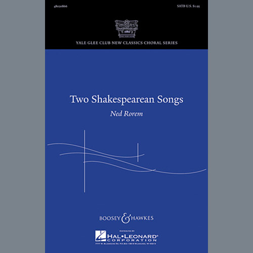 Ned Rorem Two Shakespearean Songs profile picture