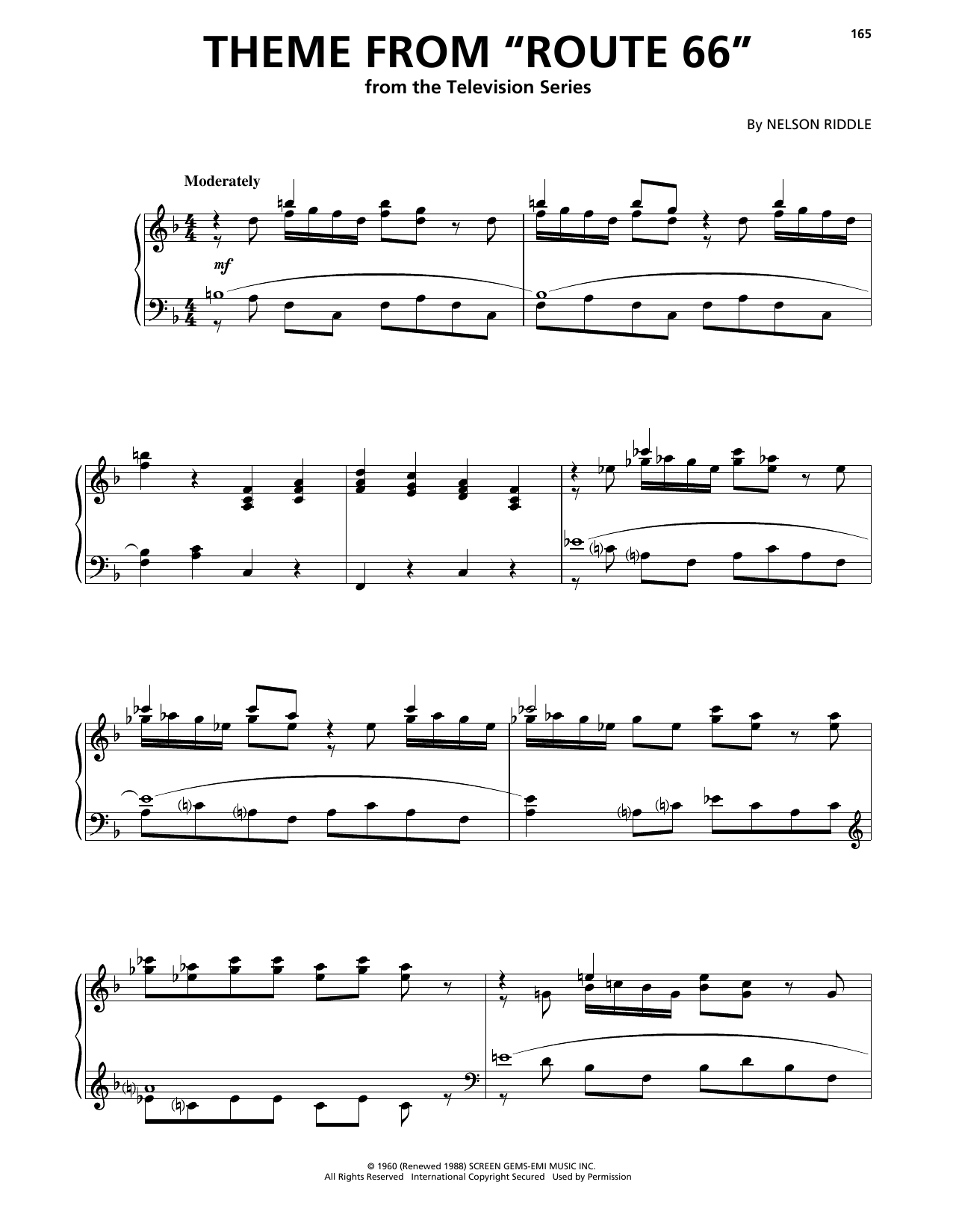 Nelson Riddle Theme From 