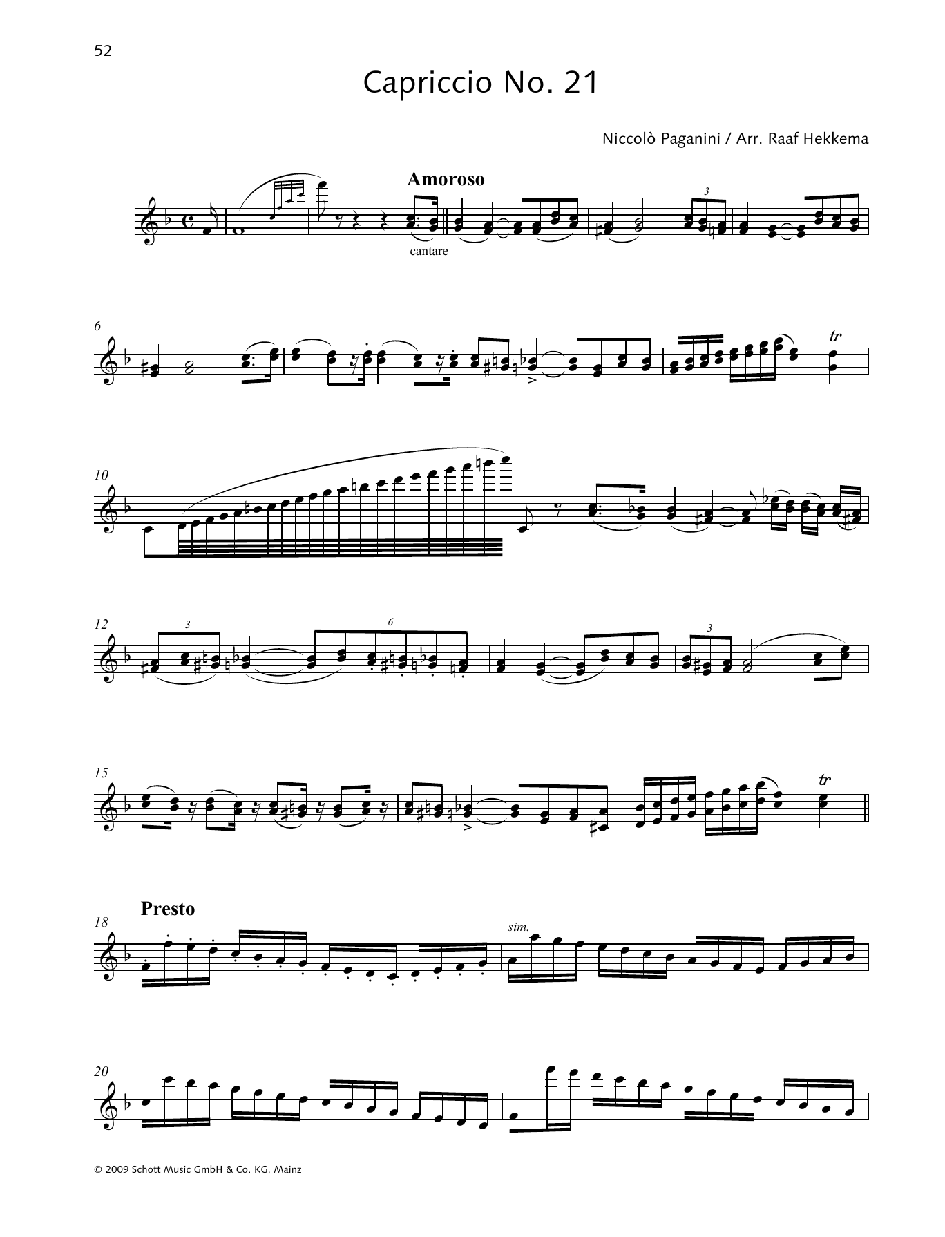 Learn to play Niccolo Paganini Capriccio No. 21 sheet music for Woodwind Solo in minutes. Niccolo Paganini Capriccio No. 21 sheet music preview music notes and score for Woodwind Solo including 2 page(s)