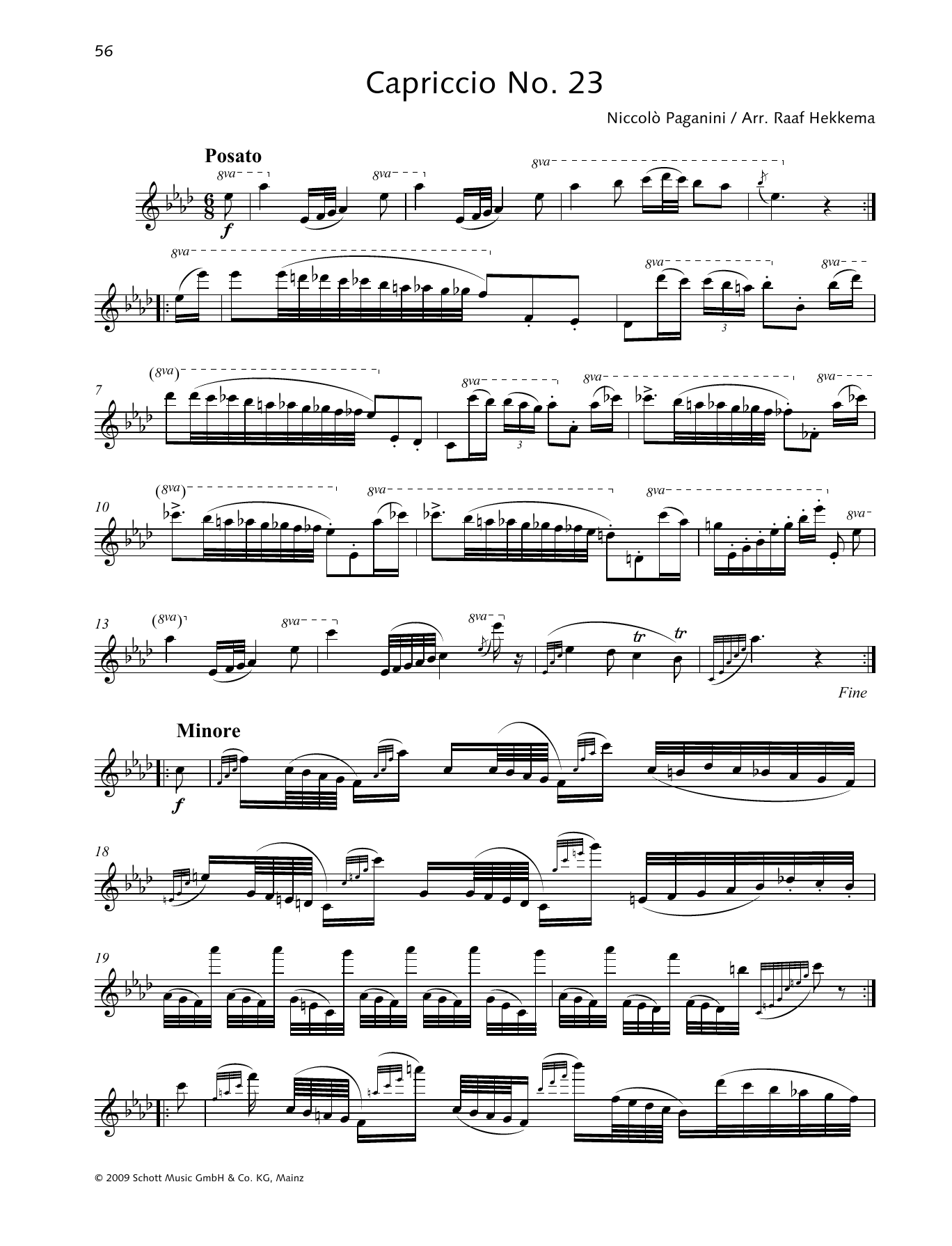 Learn to play Niccolo Paganini Capriccio No. 23 sheet music for Woodwind Solo in minutes. Niccolo Paganini Capriccio No. 23 sheet music preview music notes and score for Woodwind Solo including 2 page(s)