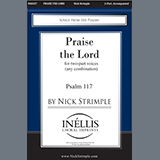 Download or print Nick Strimple Praise the Lord Sheet Music Printable PDF 7-page score for Sacred / arranged 2-Part Choir SKU: 1200127