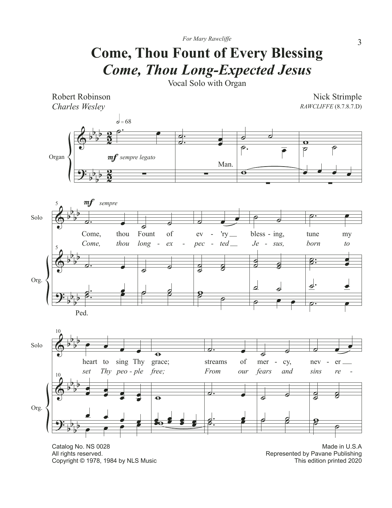 Learn to play Nick Strimple Come, Thou Fount of Every Blessing (with Nick Strimple Come, Thou Fount of Every Blessing (with