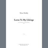 Download or print Nico Muhly Lorne Ys My Likinge Sheet Music Printable PDF 32-page score for Classical / arranged Piano & Vocal SKU: 509490