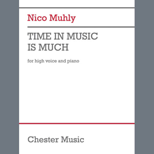 Nico Muhly Time In Music Is Much profile picture