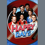 Download or print Norman Gimbel Happy Days Sheet Music Printable PDF 1-page score for Film and TV / arranged Melody Line, Lyrics & Chords SKU: 195761