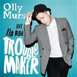 Download or print Olly Murs Troublemaker (feat. Flo Rida) Sheet Music Printable PDF 7-page score for Pop / arranged Piano, Vocal & Guitar (Right-Hand Melody) SKU: 115170
