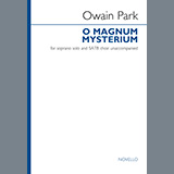 Download or print Owain Park O Magnum Mysterium Sheet Music Printable PDF 9-page score for A Cappella / arranged SATB Choir SKU: 511936