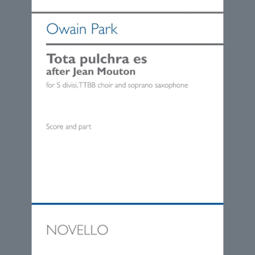Owain Park Tota pulchra es (after Jean Mouton) profile picture