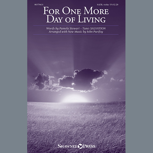 Pamela Stewart For One More Day Of Living (arr. John Purifoy) profile picture