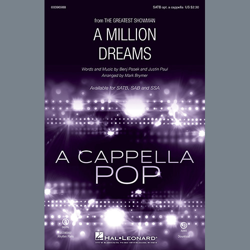 Pasek & Paul A Million Dreams (from The Greatest Showman) (arr. Mark Brymer) profile picture
