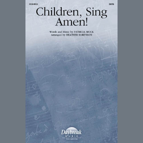 Patricia Mock Children, Sing Amen! (arr. Heather Sorenson) profile picture