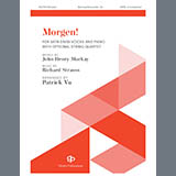 Download or print Patrick Vu Morgen! Sheet Music Printable PDF 8-page score for Concert / arranged SATB Choir SKU: 1728242