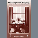 Download or print Luther B. Bridgers He Keeps Me Singing (arr. Patti Drennan) Sheet Music Printable PDF 10-page score for Religious / arranged SATB SKU: 159556