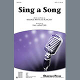 Download or print Paul Langford Sing A Song - Bass Sheet Music Printable PDF 3-page score for Disco / arranged Choir Instrumental Pak SKU: 304163