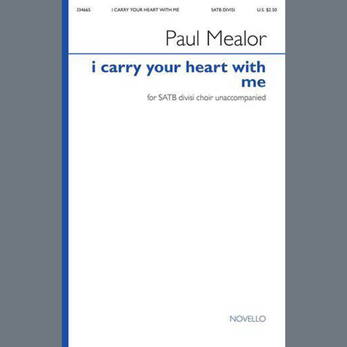 Paul Mealor I Carry Your Heart With Me profile picture