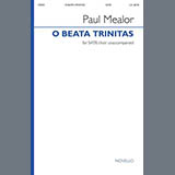 Download or print Paul Mealor O Beata Trinitas Sheet Music Printable PDF 8-page score for Sacred / arranged SATB Choir SKU: 507496