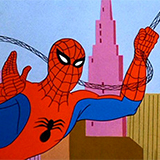 Download or print Bob Harris & Paul Francis Webster Theme From Spider Man Sheet Music Printable PDF 2-page score for Children / arranged Guitar Ensemble SKU: 167706.